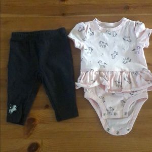 Horse onesie and pants